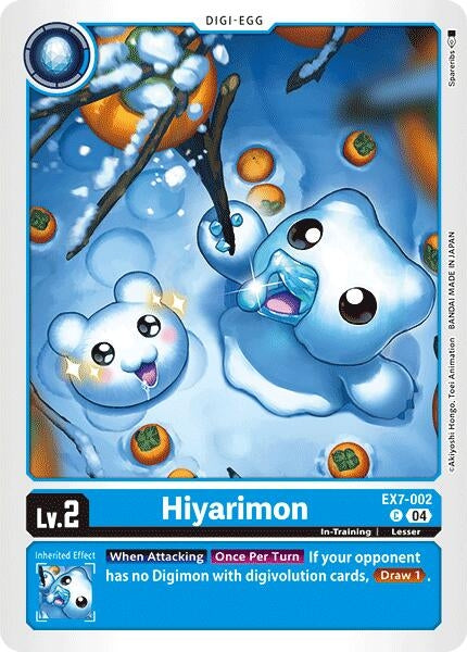 Image for Hiyarimon [EX7-002 C] - Digimon Card Game