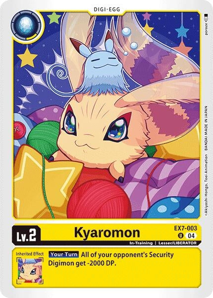 Image for Kyaromon [EX7-003 U] - Digimon Card Game