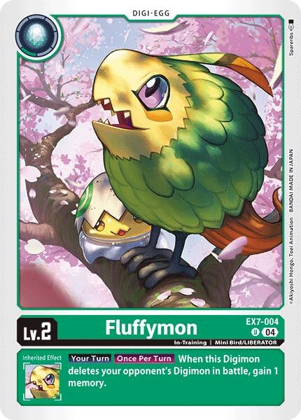 Image for Fluffymon [EX7-004 U] - Digimon Card Game