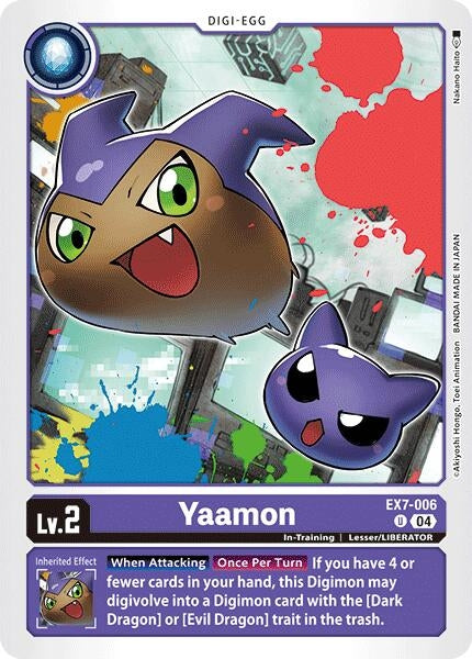 Image for Yaamon [EX7-006 U] - Digimon Card Game