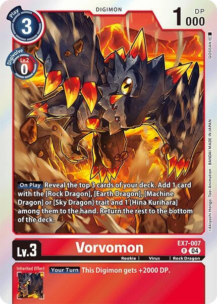 Image for Vorvomon [EX7-007 R] - Digimon Card Game