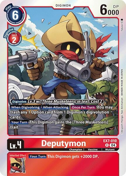 Image for Deputymon [EX7-010 R] - Digimon Card Game