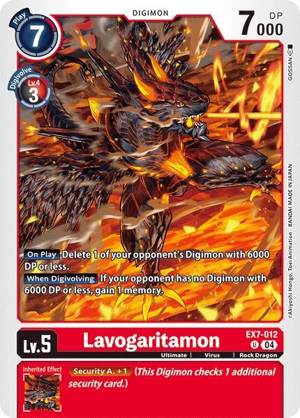 Image for Lavogaritamon [EX7-012 U] - Digimon Card Game