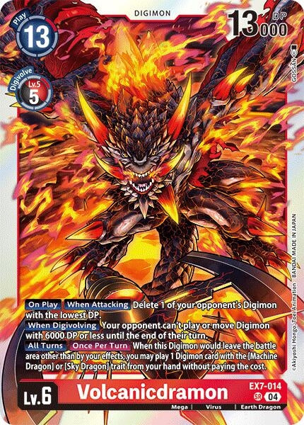Image for Volcanicdramon [EX7-014 SR] - Digimon Card Game