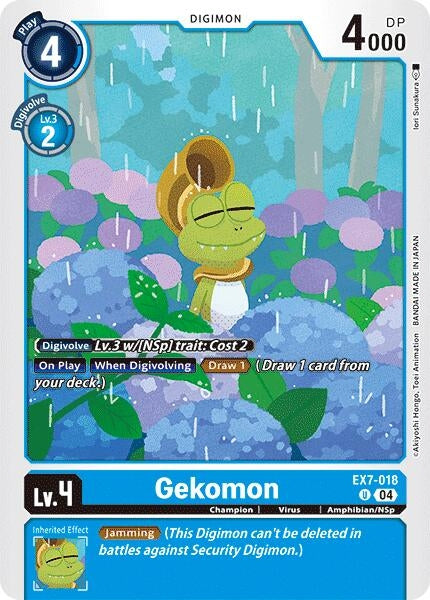 Image for Gekomon [EX7-018 U] - Digimon Card Game