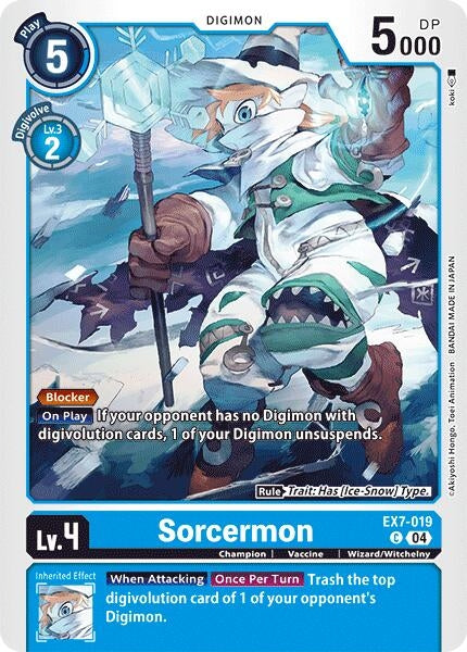 Image for Sorcermon [EX7-019 C] - Digimon Card Game