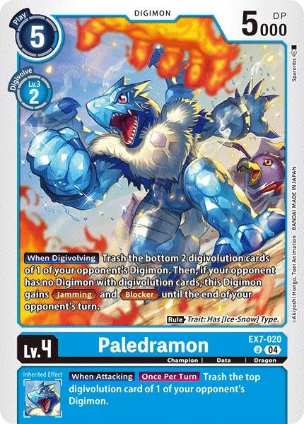 Image for Paledramon [EX7-020 U] - Digimon Card Game