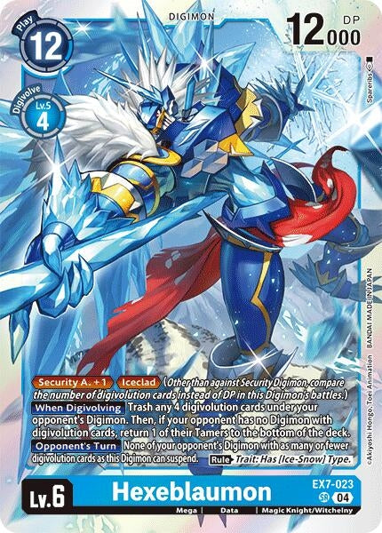 Image for Hexeblaumon [EX7-023 SR] - Digimon Card Game