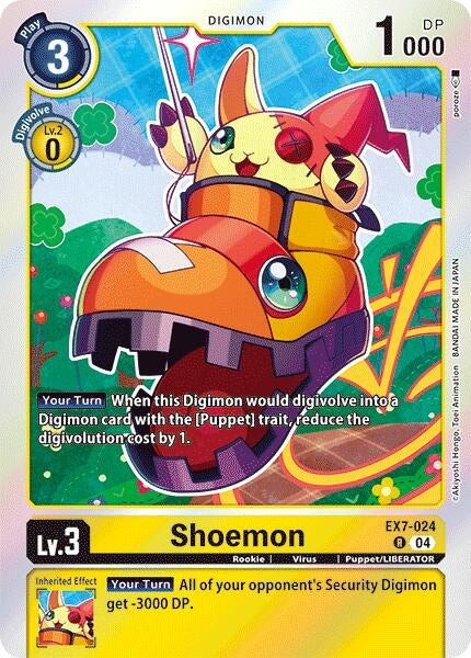 Image for Shoemon [EX7-024 R] - Digimon Card Game
