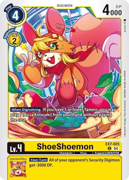 Image for ShoeShoemon [EX7-025 U] - Digimon Card Game