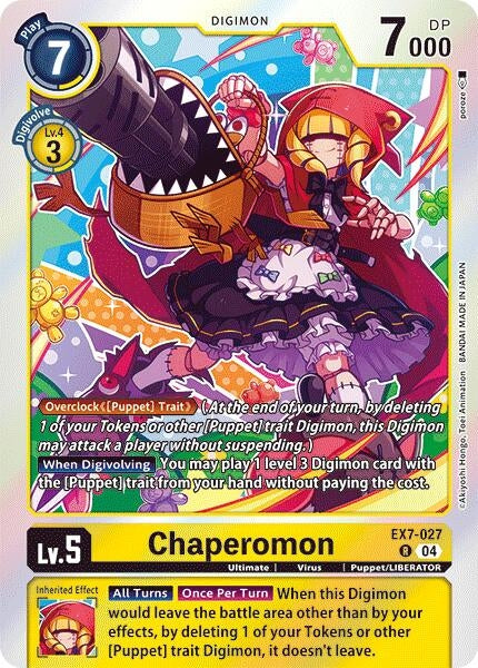 Image for Chaperomon [EX7-027 R] - Digimon Card Game