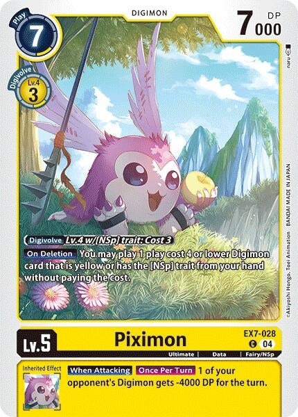 Image for Piximon [EX7-028 C] - Digimon Card Game