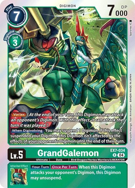 Image for GrandGalemon [EX7-034 R] - Digimon Card Game