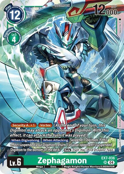 Image for Zephagamon [EX7-036 SR] - Digimon Card Game