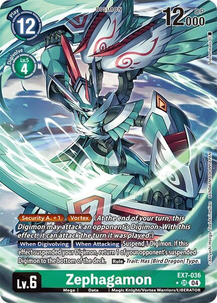 Image for Zephagamon (Alternate Art) [EX7-036 SR] - Digimon Card Game