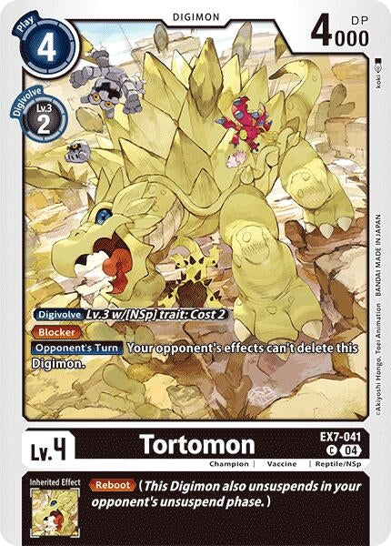 Image for Tortomon [EX7-041 C] - Digimon Card Game