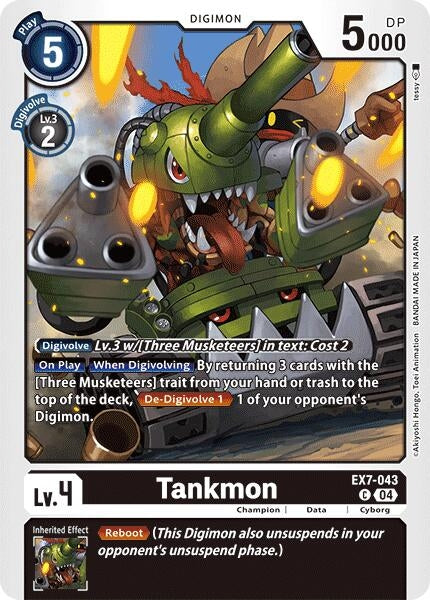 Image for Tankmon [EX7-043 C] - Digimon Card Game
