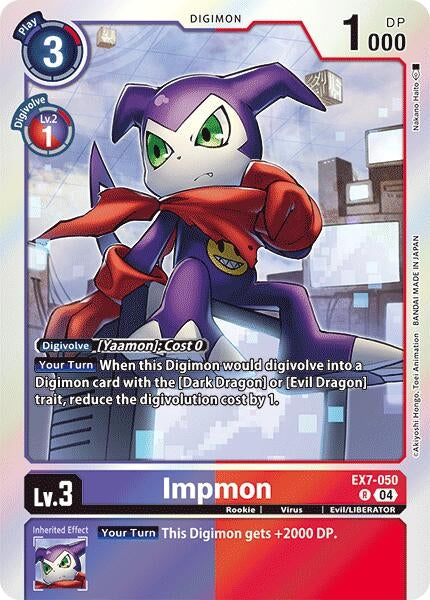 Image for Impmon [EX7-050 R] - Digimon Card Game