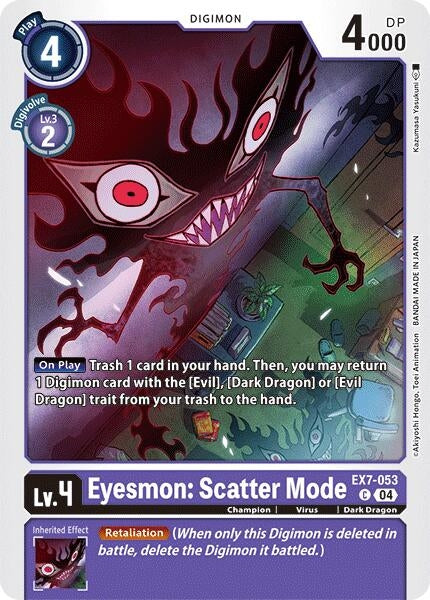 Image for Eyesmon: Scatter Mode [EX7-053 C] - Digimon Card Game