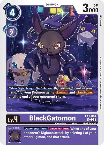 Image for BlackGatomon [EX7-054 UC] - Digimon Card Game
