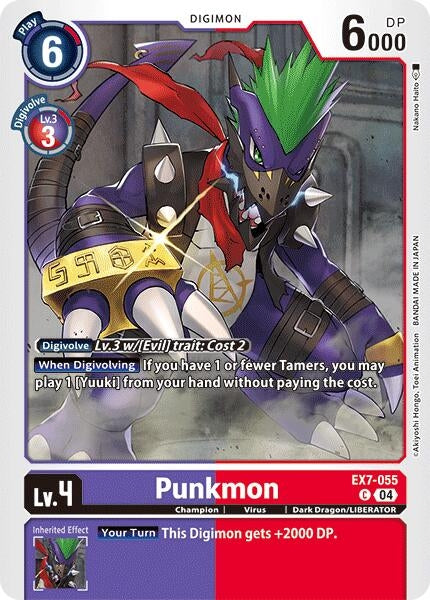 Image for Punkmon [EX7-055 C] - Digimon Card Game