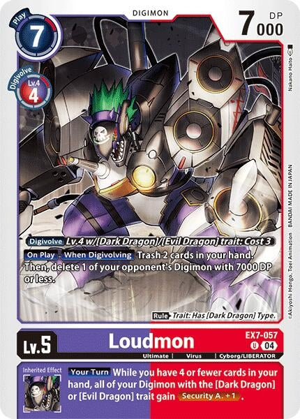 Image for Loudmon [EX7-057 UC] - Digimon Card Game