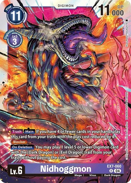 Image for Nidhoggmon [EX7-060 R] - Digimon Card Game