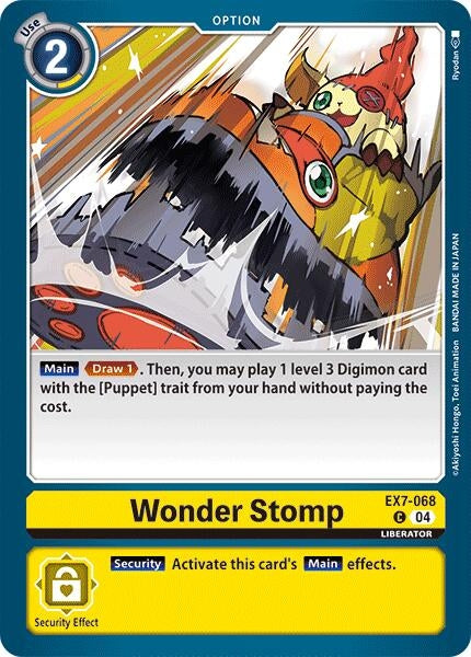 Image for Wonder Stomp [EX7-068 C] - Digimon Card Game