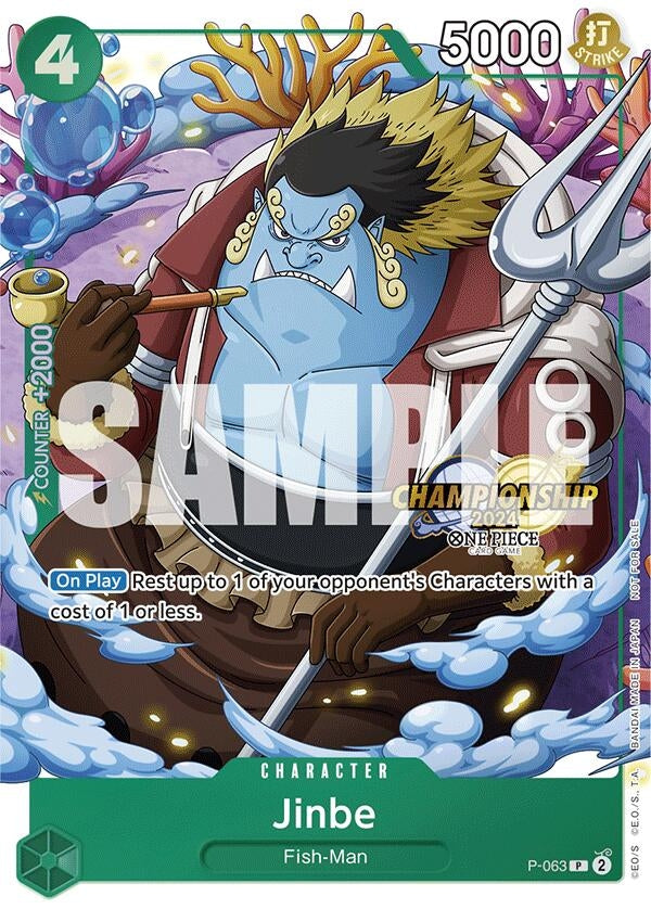 Image for Jinbe (CS 2024 Event Pack) [P-063] - One Piece Card Game