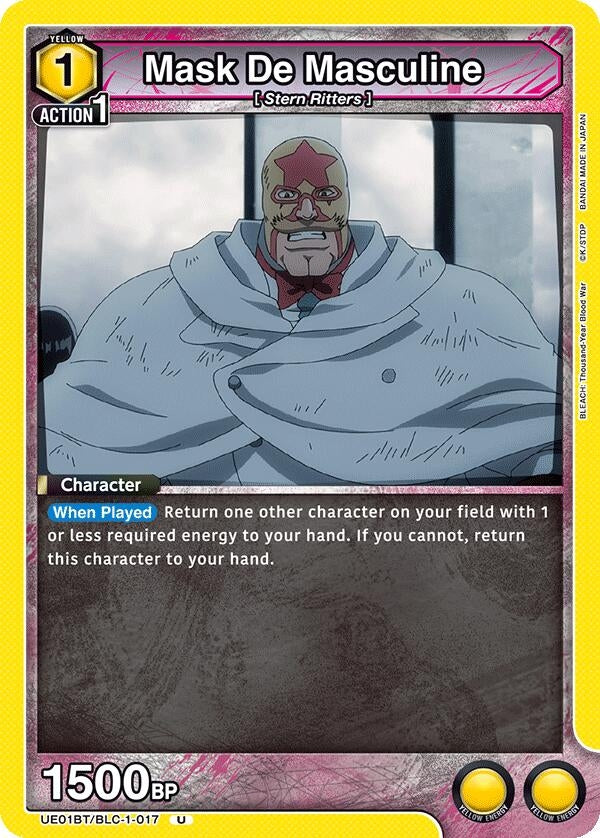 Image for Mask De Masculine [UE01BT/BLC-1-017] - Union Arena