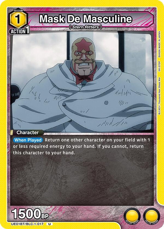 Image for Mask De Masculine [UE01BT/BLC-1-017] - Union Arena
