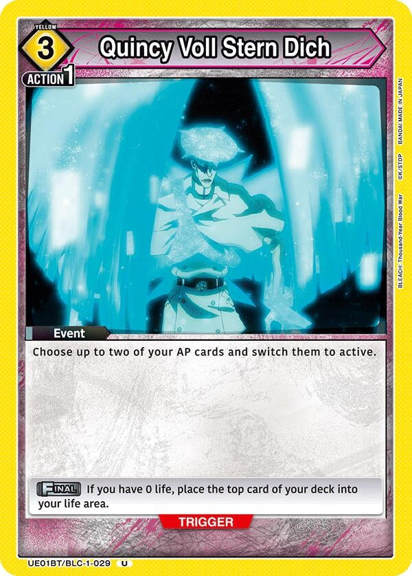 Image for Quincy Voll Stern Dich [UE01BT/BLC-1-029] - Union Arena