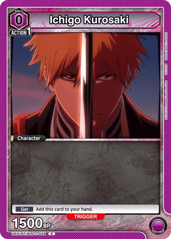 Image for Ichigo Kurosaki (039) [UE01BT/BLC-1-039] - Union Arena