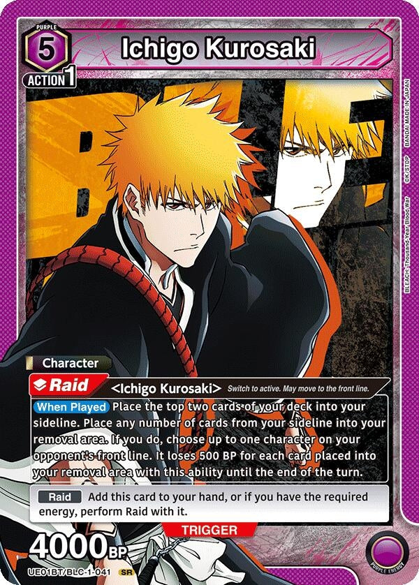 Image for Ichigo Kurosaki (041) [UE01BT/BLC-1-041] - Union Arena