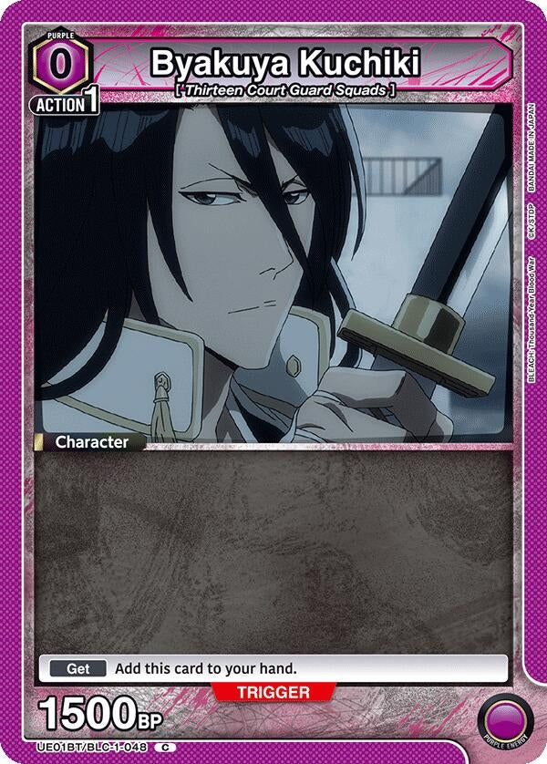 Image for Byakuya Kuchiki (048) [UE01BT/BLC-1-048] - Union Arena