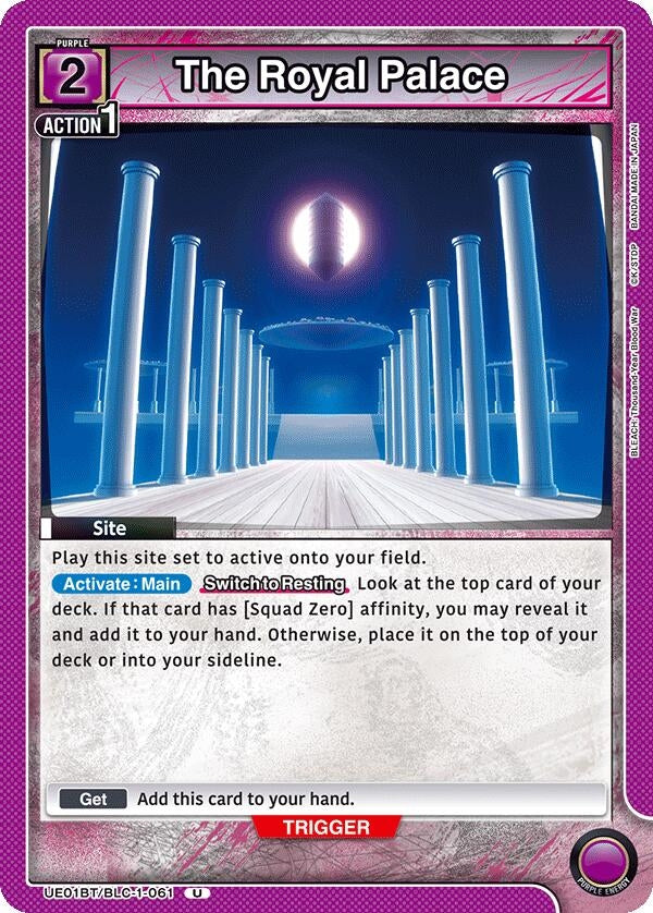 Image for The Royal Palace [UE01BT/BLC-1-061] - Union Arena