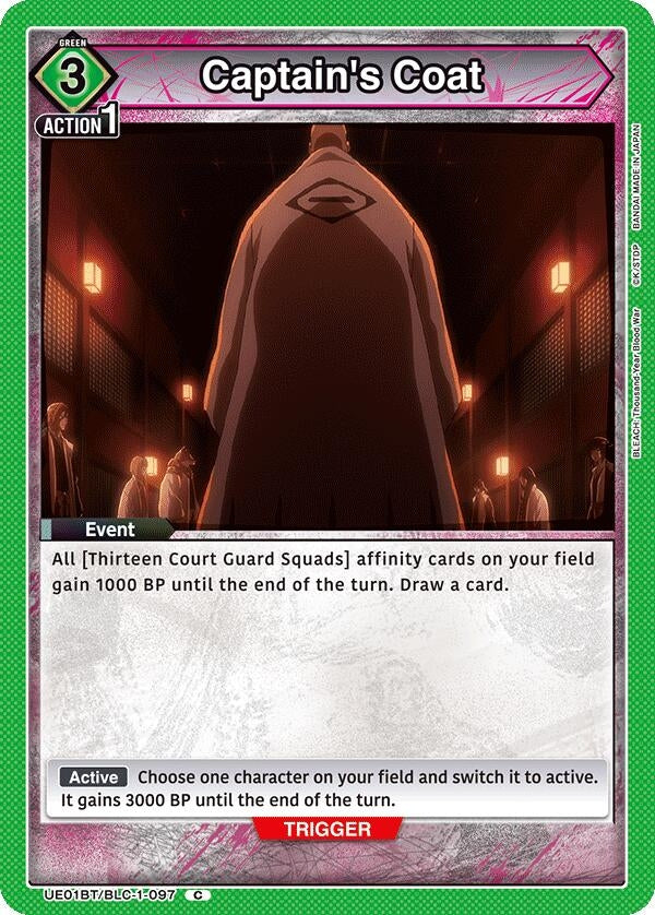 Image for Captain's Coat [UE01BT/BLC-1-097] - Union Arena
