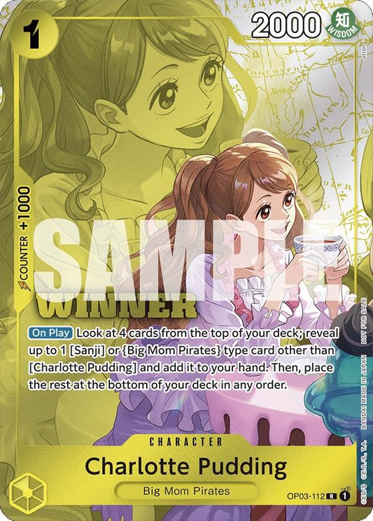 Image for Charlotte Pudding (Winner Pack 2024 Oct.-Dec.) [OP03-112] - One Piece Card Game