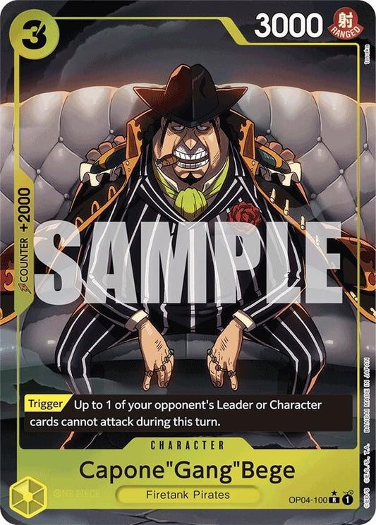 Image for Capone"Gang"Bege (OP04-100) (Alternate Art) [OP04-100] - One Piece Card Game