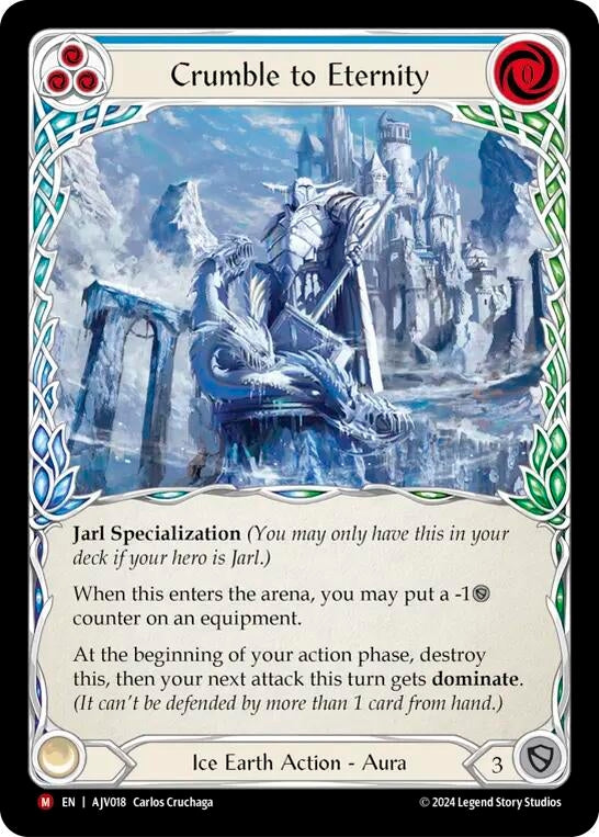 Image for Crumble to Eternity [AJV018] - Flesh and Blood TCG