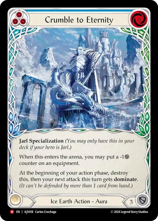 Image for Crumble to Eternity [AJV018] - Flesh and Blood TCG