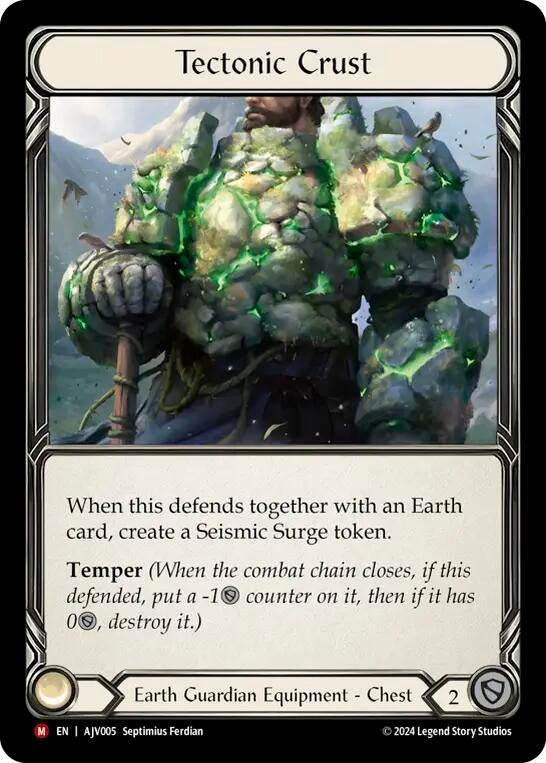 Image for Tectonic Crust [AJV005] - Flesh and Blood TCG