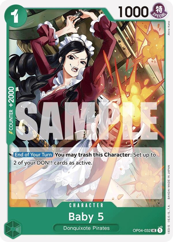 Image for Baby 5 (OP04-032) (Reprint) [OP04-032] - One Piece Card Game
