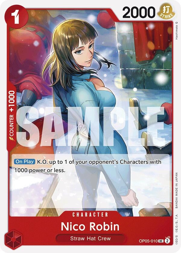 Image for Nico Robin (Reprint) [OP05-010] - One Piece Card Game