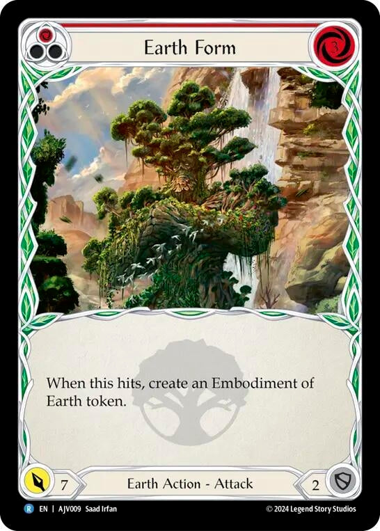 Image for Earth Form (Red) [AJV009] - Flesh and Blood TCG