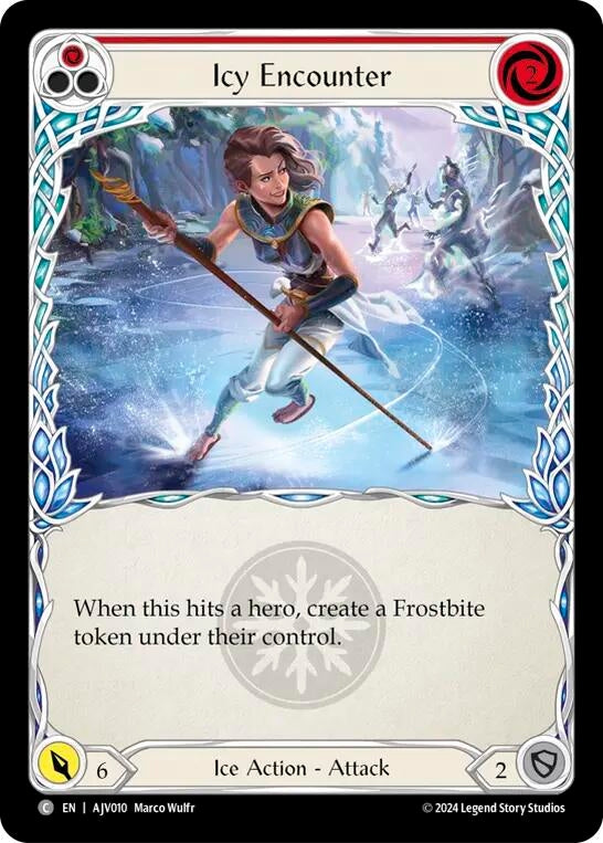 Image for Icy Encounter (Red) [AJV010] - Flesh and Blood TCG