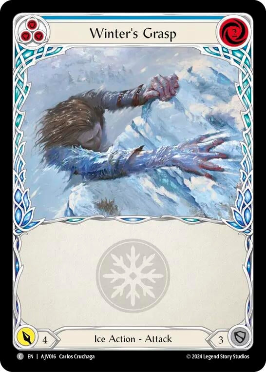 Image for Winter's Grasp (Blue) [AJV016] - Flesh and Blood TCG