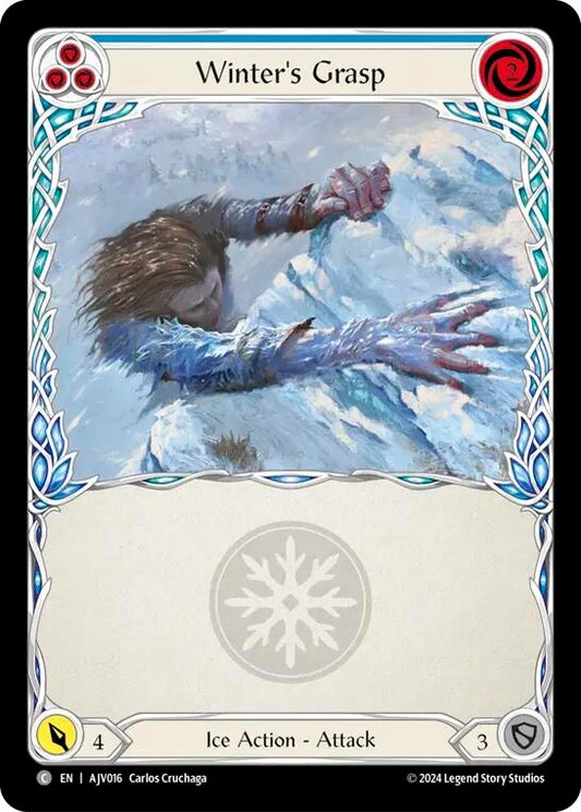Image for Winter's Grasp (Blue) [AJV016] - Flesh and Blood TCG