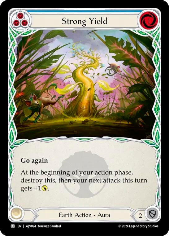 Image for Strong Yield (Blue) [AJC024] - Flesh and Blood TCG