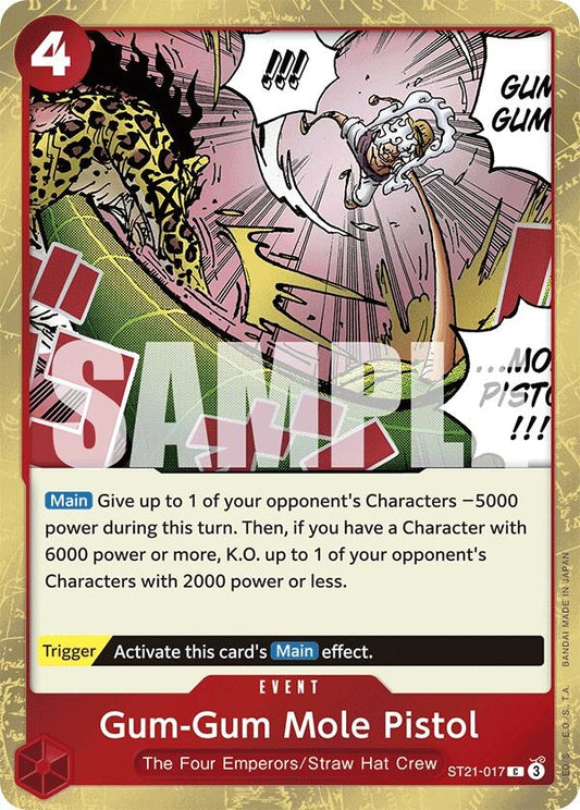 Image for Gum-Gum Mole Pistol [ST21-017] - One Piece Card Game